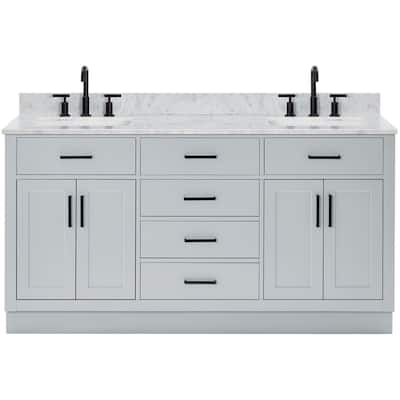 Ariel T067DCW2RVO Hepburn 67" Free Standing Double Rectangular Basin