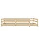 preview thumbnail 20 of 34, Twin Sturdy Structure Wood Floor Bed with Guardrail and Fence for Kids, Montessori Bed