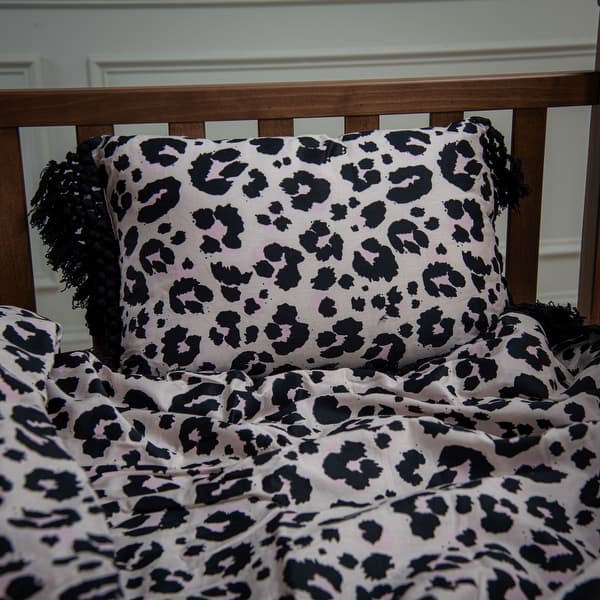 slide 2 of 4, Rizzy Home Tatum Leopard Print Decorative Sham - 12" X 18"