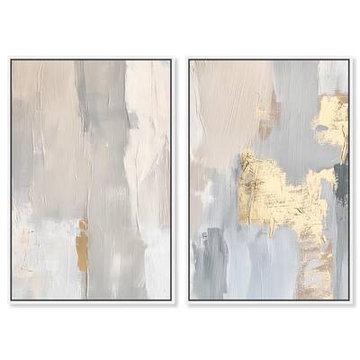 Gilded Driftwood I Canvas Set of 2 by Art Remedy
