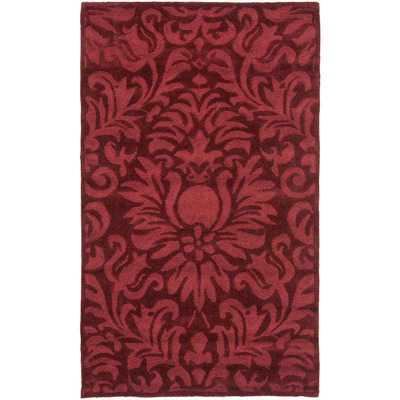 SAFAVIEH Handmade Total Performance Steven Traditional Oriental Rug - 3' x 5' - Marine