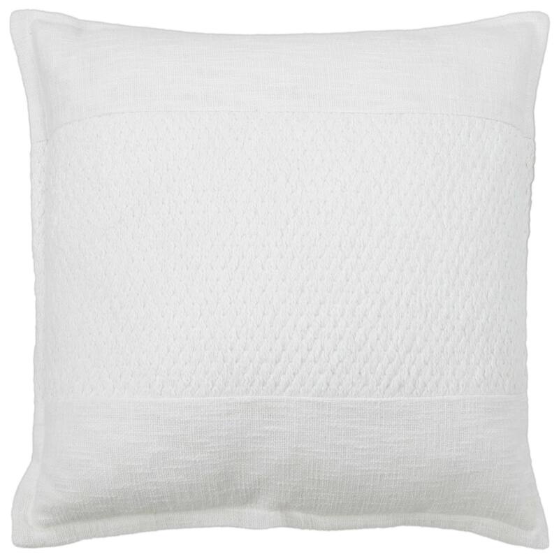 Rizzy Home Designed Blocked Textured Throw Pillow