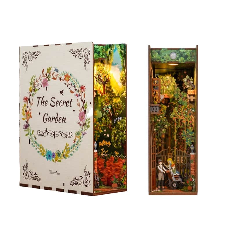 DIY 3D Book Nook Kit - Secret Garden 80pcs