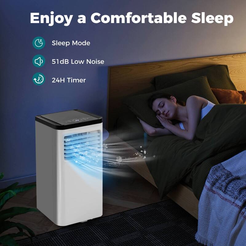 Costway 10000 BTU Portable Air Conditioner with Fan and Dehumidifier - See Details