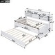preview thumbnail 30 of 84, Captain Bed Platform Bed Daybed Frame with 3 Drawers and Trundle