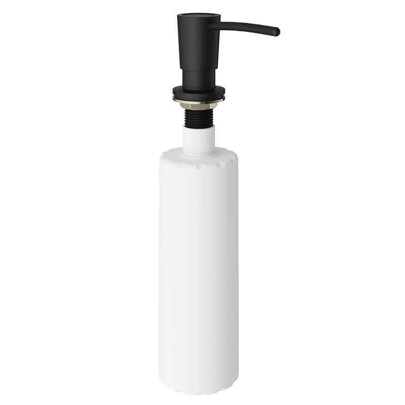 VIGO 10 oz. 1.5" W Kitchen Soap Dispenser in Matte Black