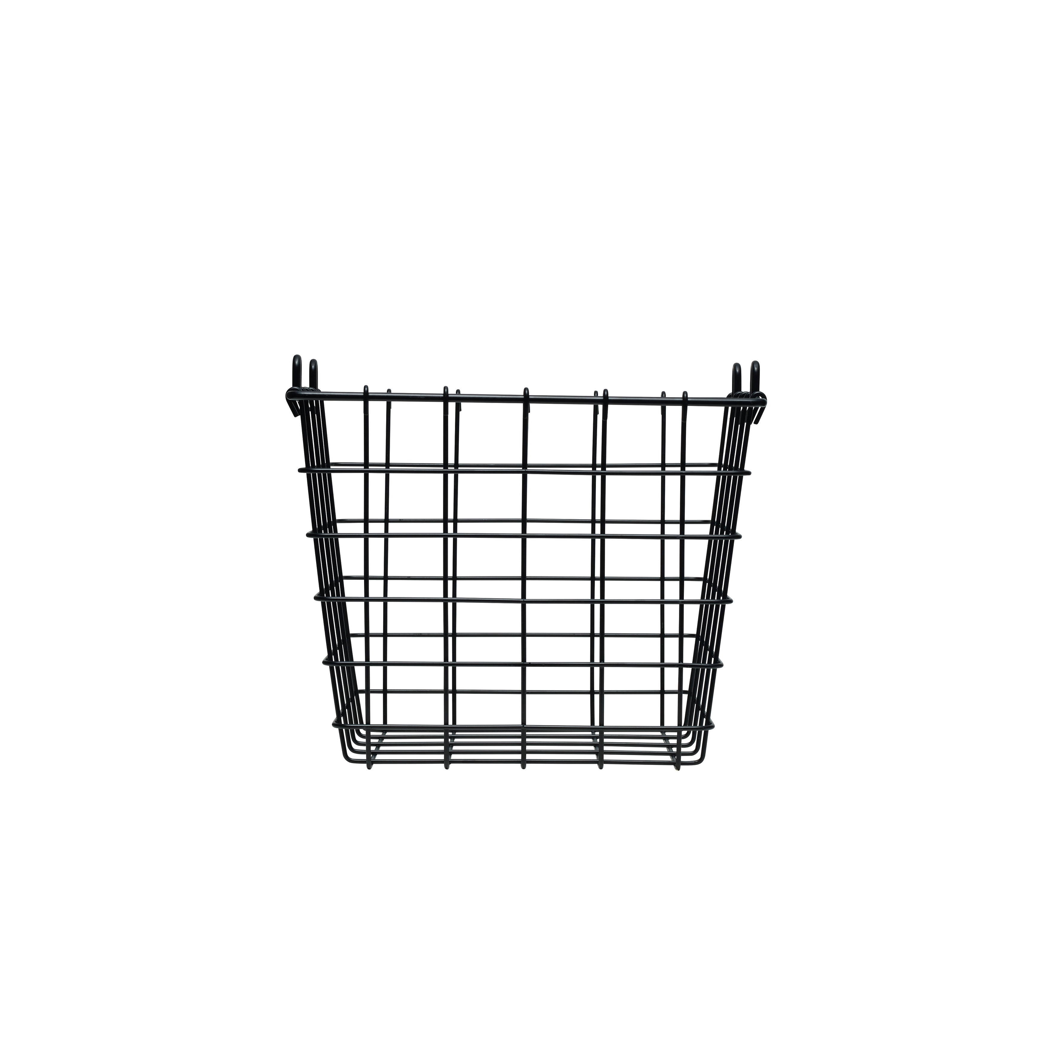 Sorbus 3 Tier Wire Market Basket Storage Stand - Black