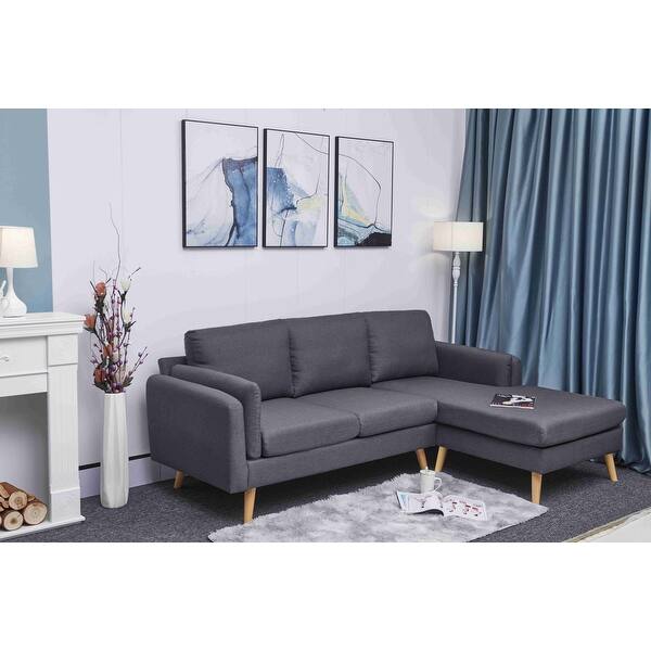 84.6'' Lshaped sofa with footrests Bed Bath & Beyond 38437341
