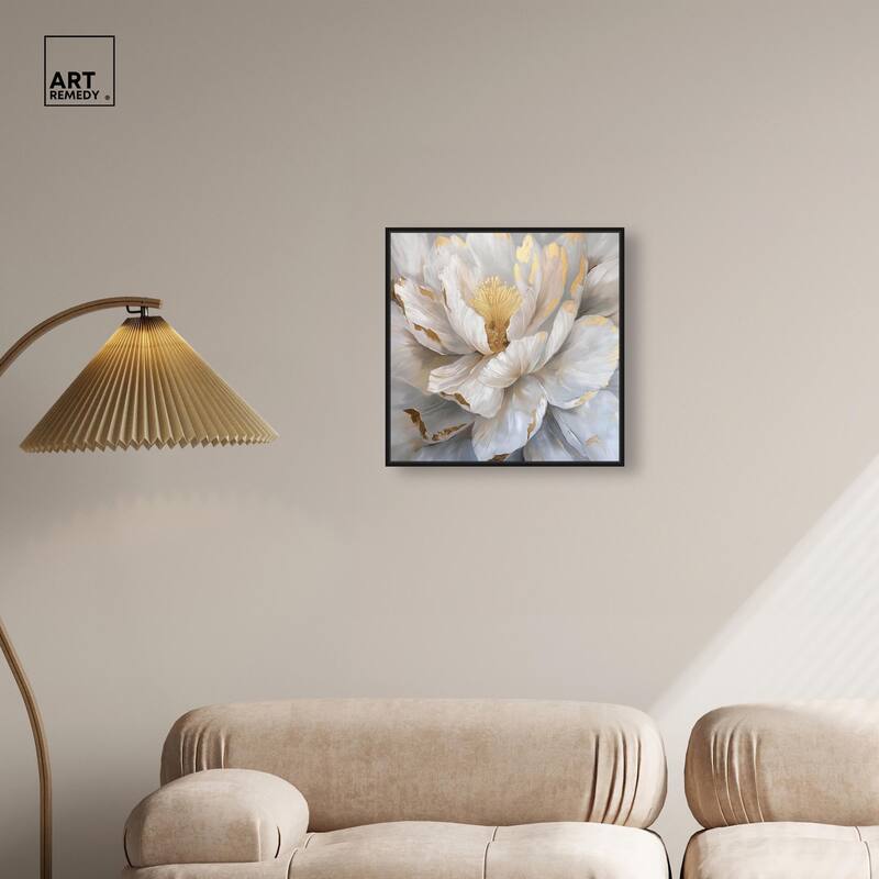 Golden Veins of Grace Canvas by Art Remedy