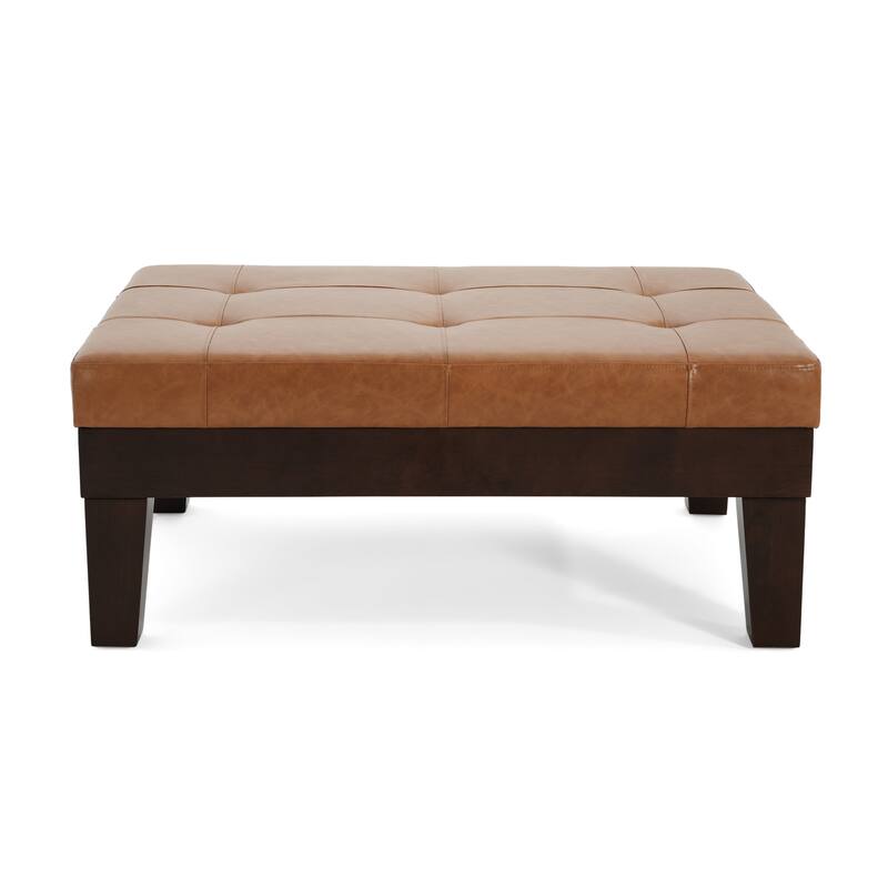 Chatham Bonded Leather Storage Ottoman by Christopher Knight Home
