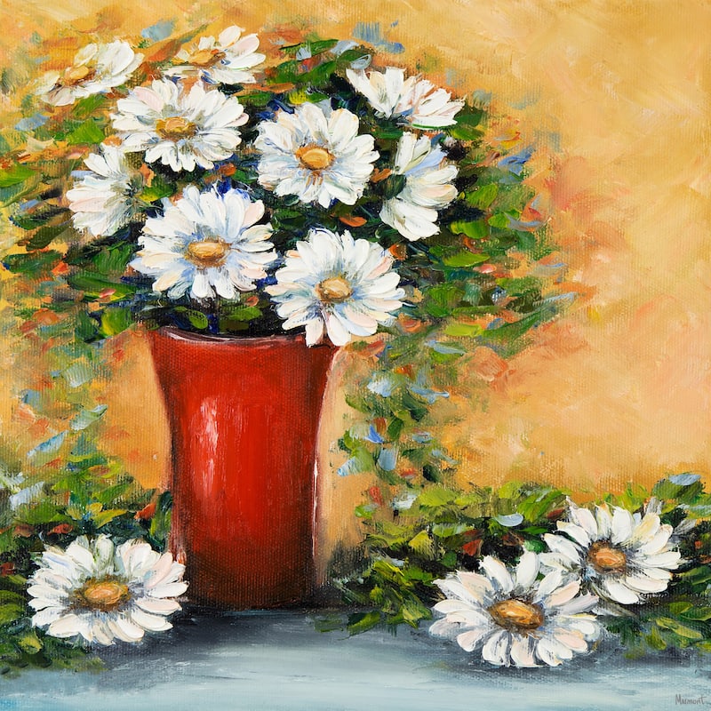 My Favorite Flower Print on Wrapped Canvas