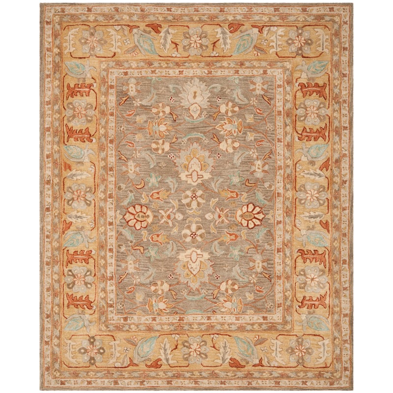 SAFAVIEH Handmade Anatolia Celyne Traditional Oriental Hand-spun Wool Rug