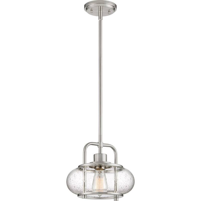 Quoizel Trilogy 10" Pendant Light in Brushed Nickel - Brushed Nickel