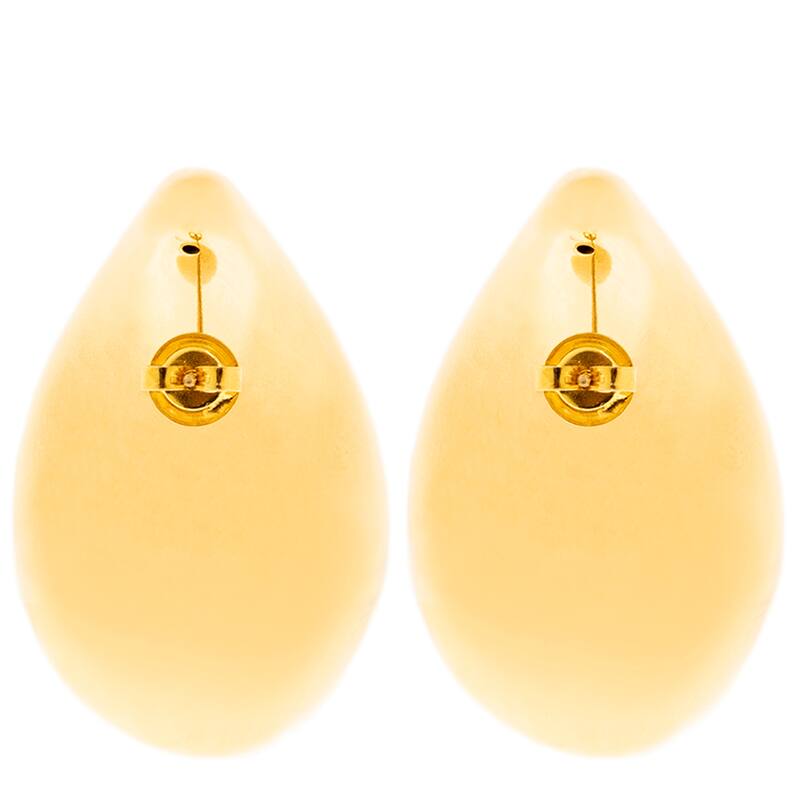 Bottega Veneta Large Drop Earrings - Gold