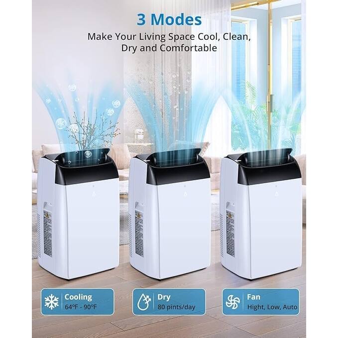 Portable Air Conditioner , 3-IN-1 Quiet Portable AC Unit with Remote Control