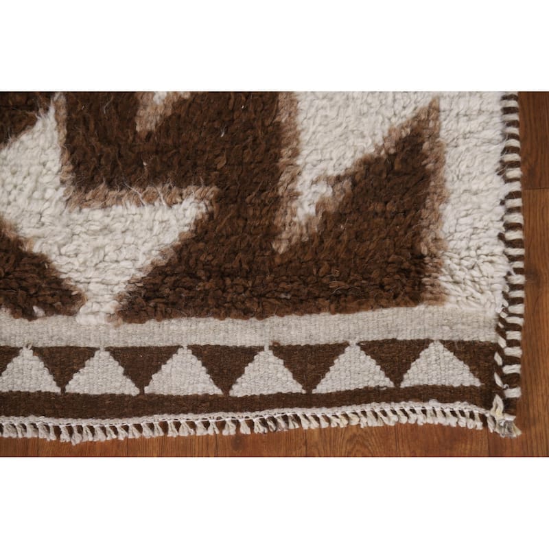Anatolian Runner Rug Hand-knotted Wool Carpet - 3'2"x 11'7"