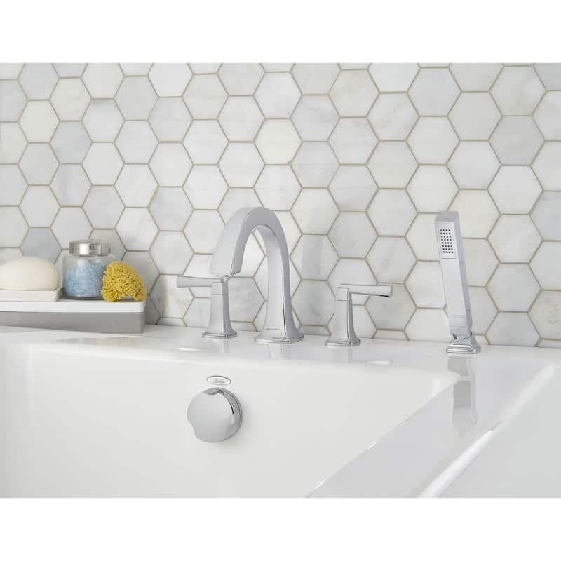 American Standard Townsend Deck Mounted Roman Tub Filler with Built-In