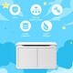 preview thumbnail 5 of 10, Costway Wooden Kids Toy Storage Box Sitting Top Chest Organizer Large