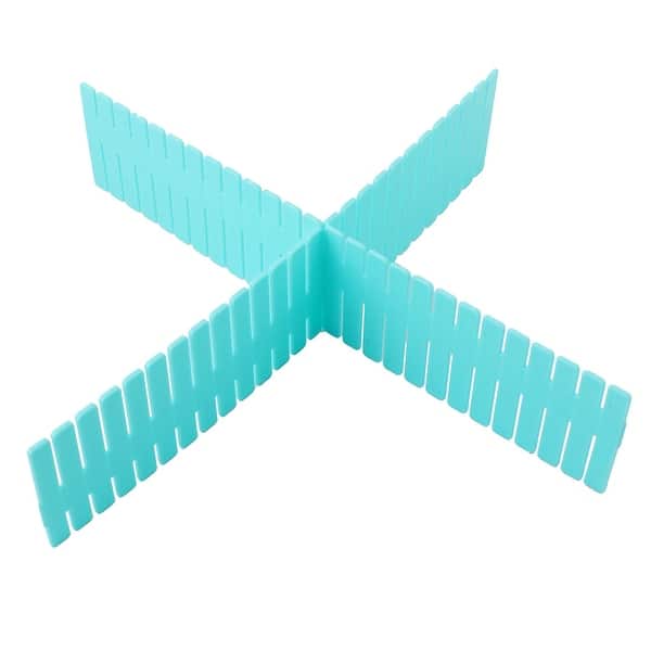 Shop Home Plastic Adjustable Separator Grid Tidy Long Drawer
