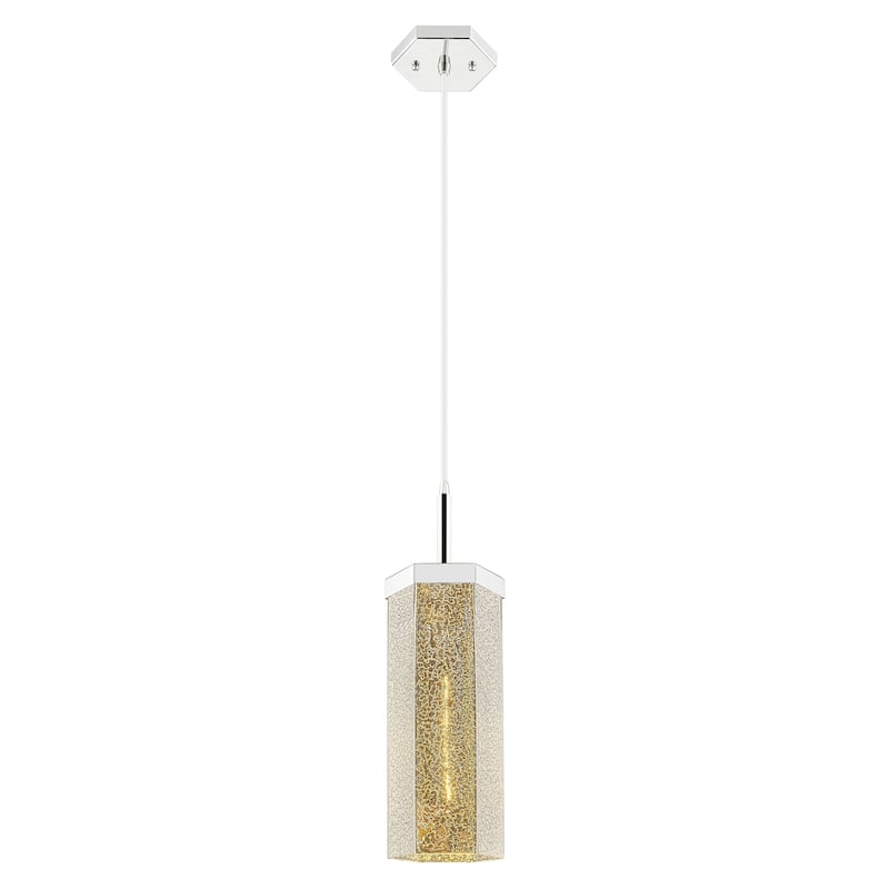Innovations Lighting Downtown Urban - Blakeley - 1 Light 5" Cord Hung Pendant - Polished Nickel/Mercury Shade