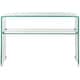 preview thumbnail 2 of 2, SAFAVIEH Hollis Clear Console Table - 43.3" x 13.8" x 29.5"