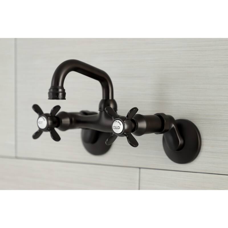 Kingston Two-Handle Wall Mount Bar Faucet