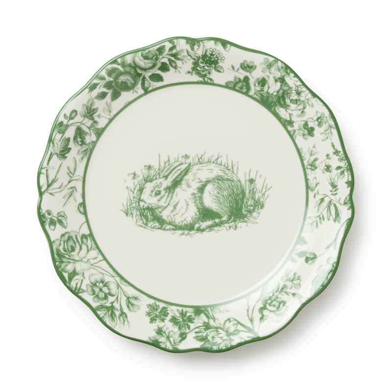 Certified International Le Jardin Set of 4 Salad Plate 8.5" 4 asst - 8.5"W x 8.5"D x 1"H