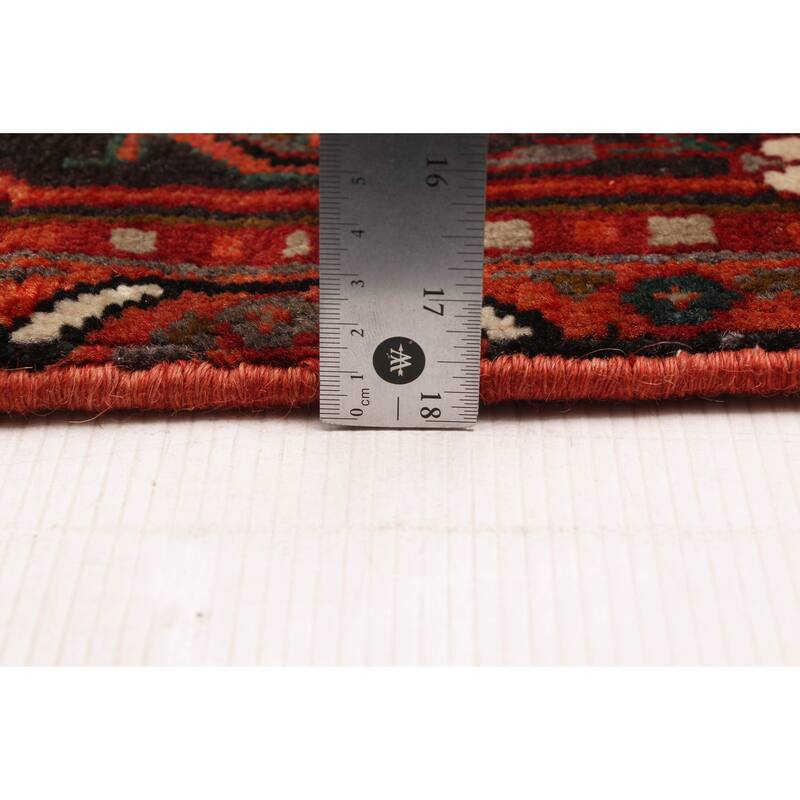 ECARPETGALLERY Hand-knotted Sarabi Red Wool Rug - 7'1 x 9'9