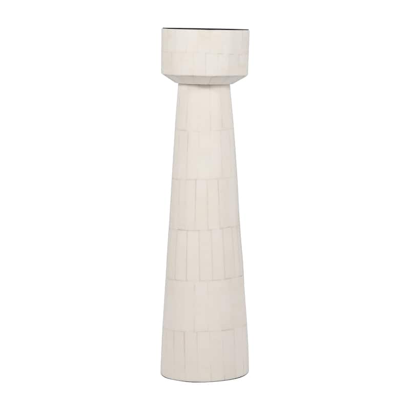 Sagebrook Home Elegant Resin Candle Holder - Enhance Your Home's Ambiance