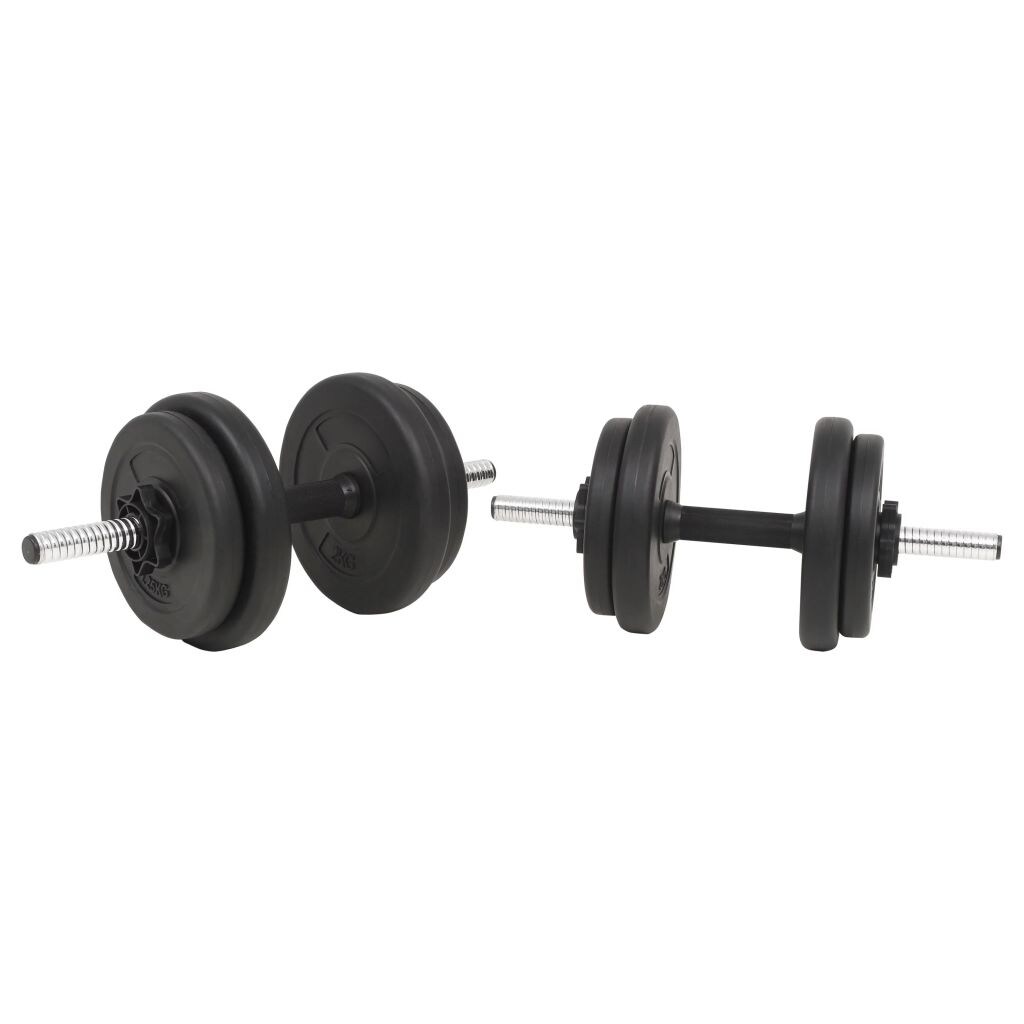 Vidaxl barbell sales dumbbell set
