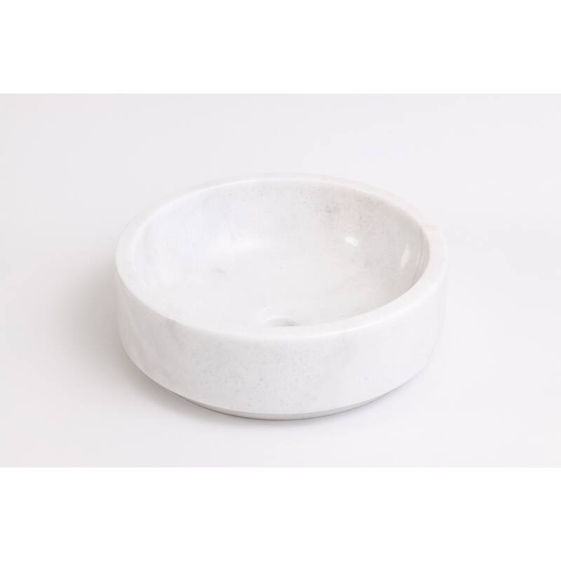 Natural Stone Vessel Bathroom Sink - Avalon Marble
