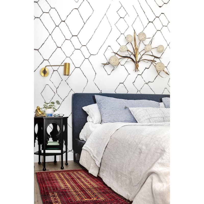 ECARPETGALLERY Hand-knotted Teimani Brown Wool Rug - 2'9 x 4'10