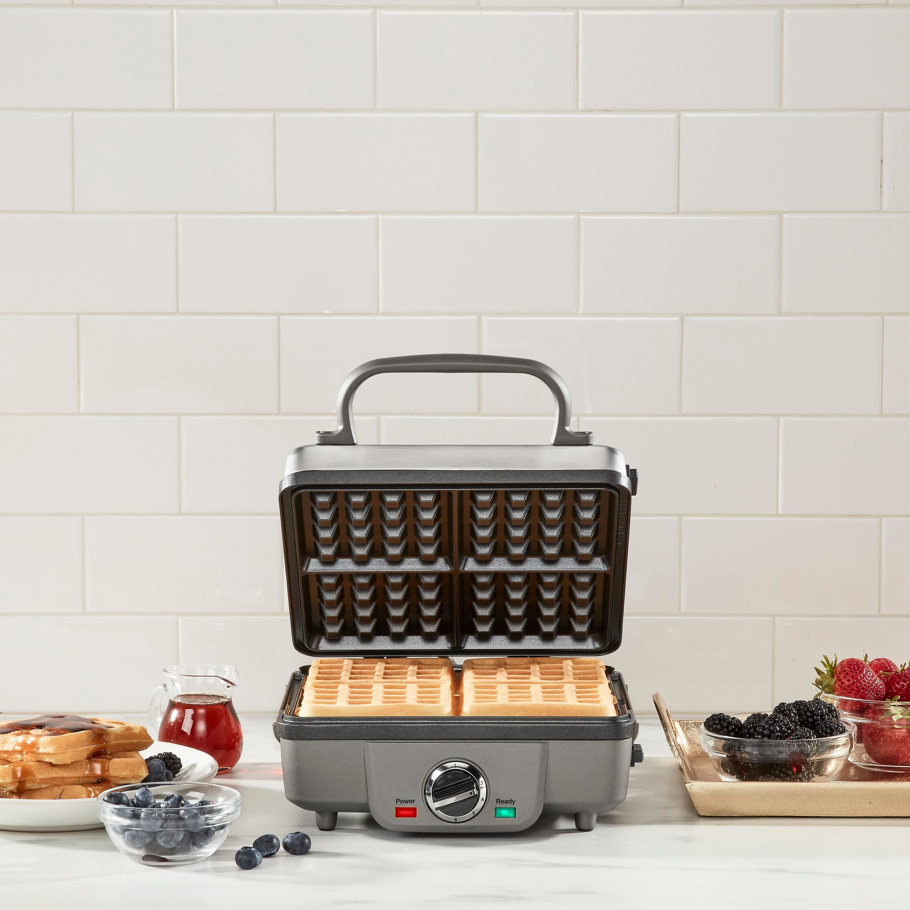Cuisinart 4Slice Belgian Waffle Maker with Pancake Plates Bed Bath