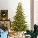 preview thumbnail 17 of 43, Glitzhome 7.5ft/9ft Pre-Lit Full Fir Artificial Christmas Tree w/Foot Pedal & Remote Control Simple Setup