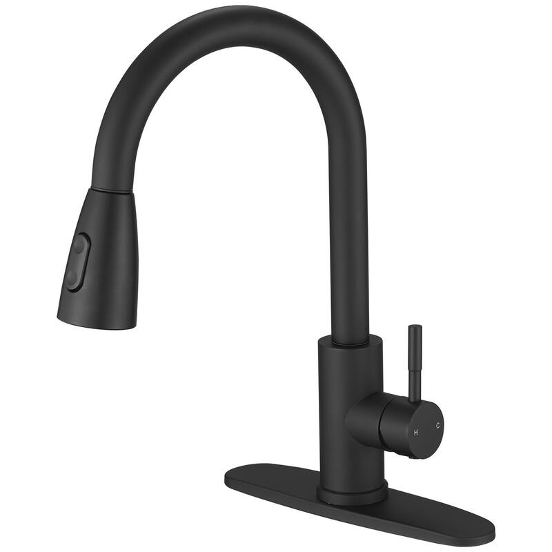 WIZ Pull Down Sprayer Commercial Kitchen Sink Faucets