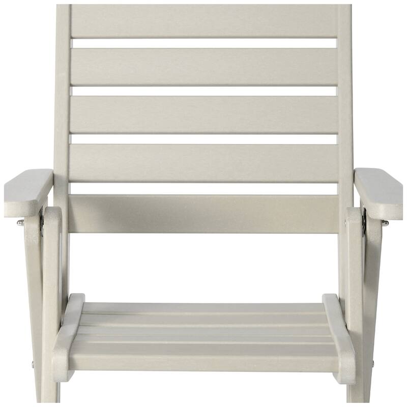 Coastline Patio Folding Highback Dining Chair Set of 2