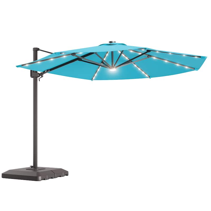 Sonkuki Outdoor 10FT LED Patio umbrella for Garden