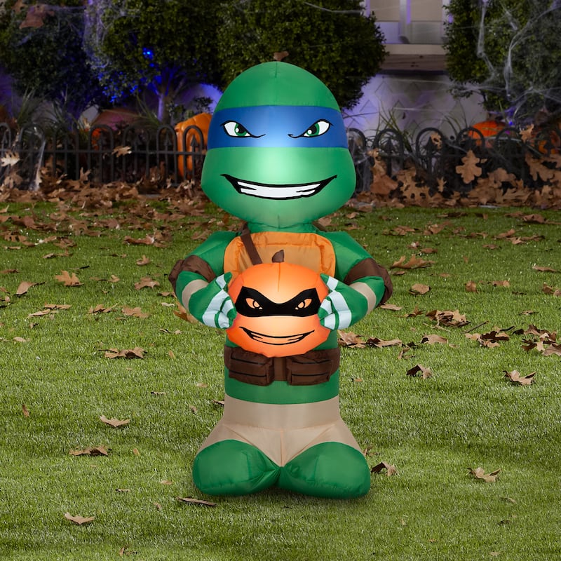 Airblown-Big Head Leonardo w/Pumpkin-Nick