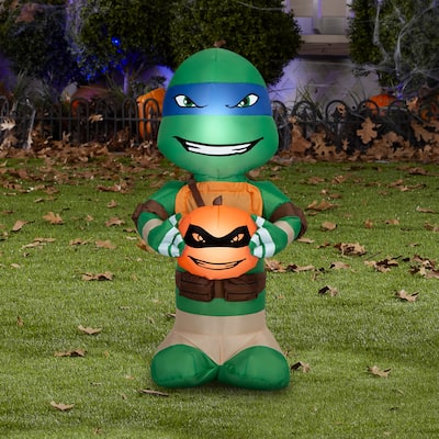 Airblown-Big Head Leonardo w/Pumpkin-Nick