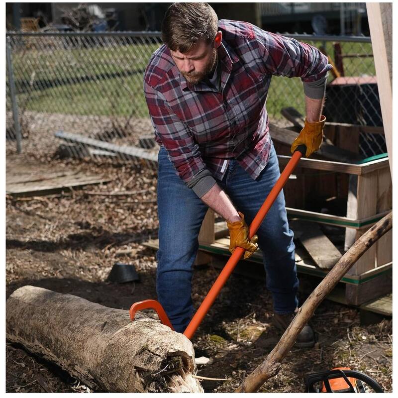 Iron Handle Log Clamp Hook Forging Wood Handling Lifting Cutting Logging