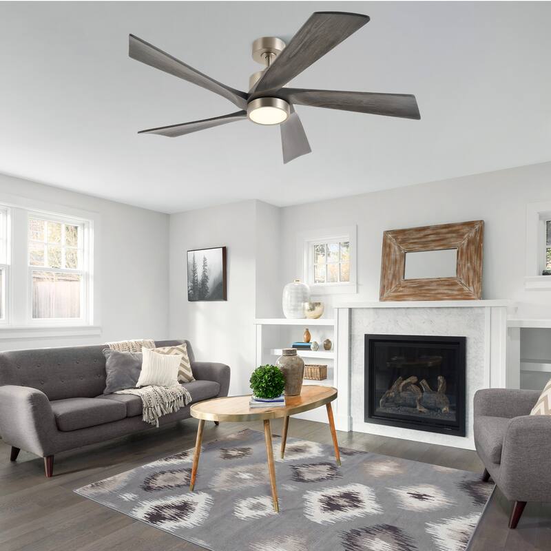 52" Ceiling Fan with Dimmable LED Lights