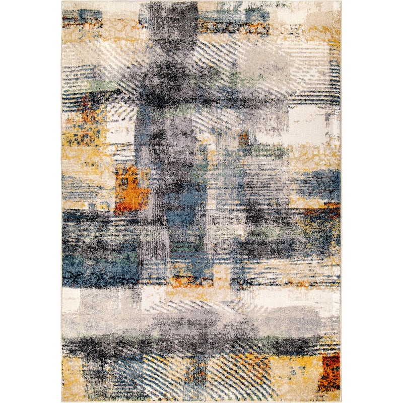 Orian Rugs Studio Estivo Multi Abstract Stain Resistant Area Rug
