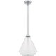 preview thumbnail 2 of 6, Haze 1-Light Polished Chrome Mini Pendant