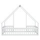 preview thumbnail 49 of 52, Twin Floor House Bed with Fence,Guardrails