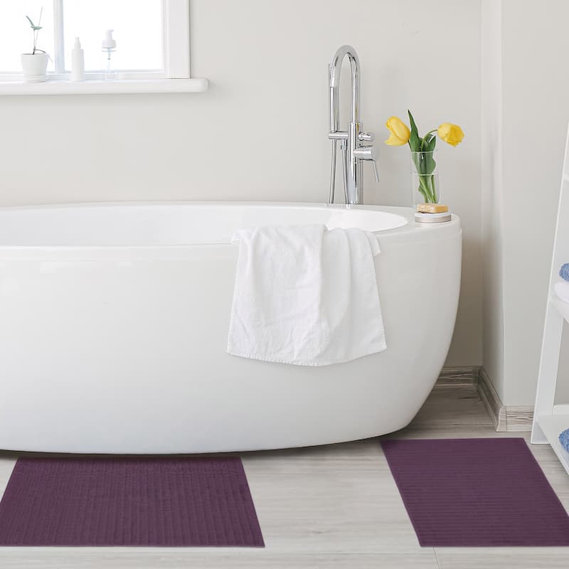 Superior Eco-Friendly Soft and Absorbent Bath Mat (set of 2)