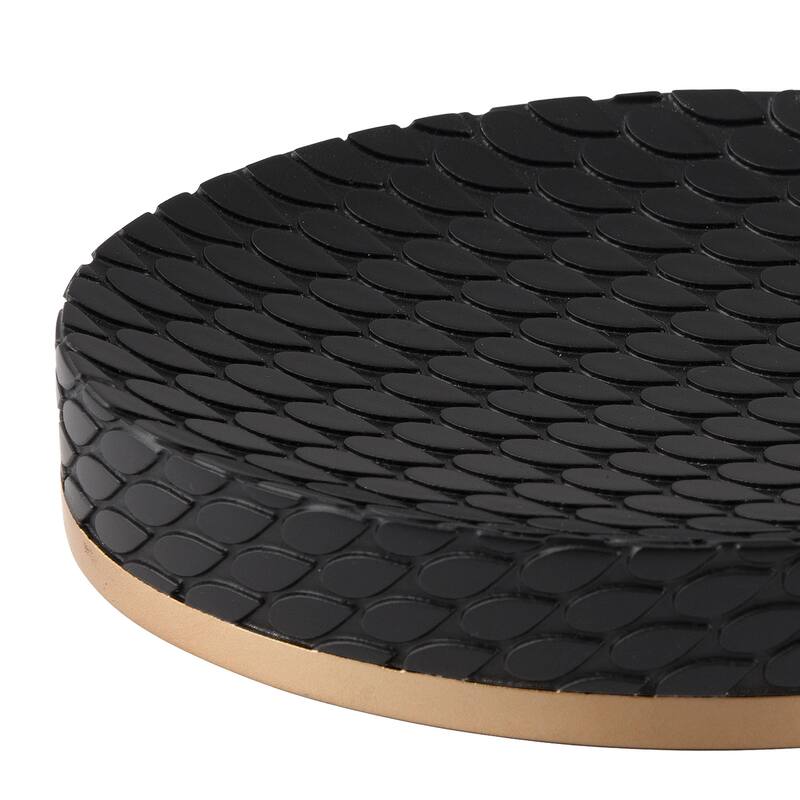 Amal Soap Dish - Black/Gold