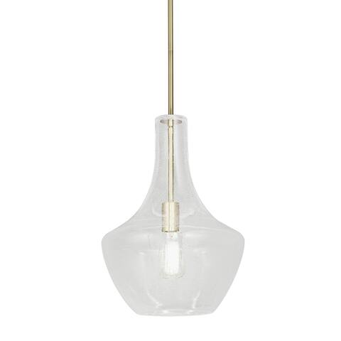 EVOLV Fusion Harlow 14-inch Pendant with Seeded Glass