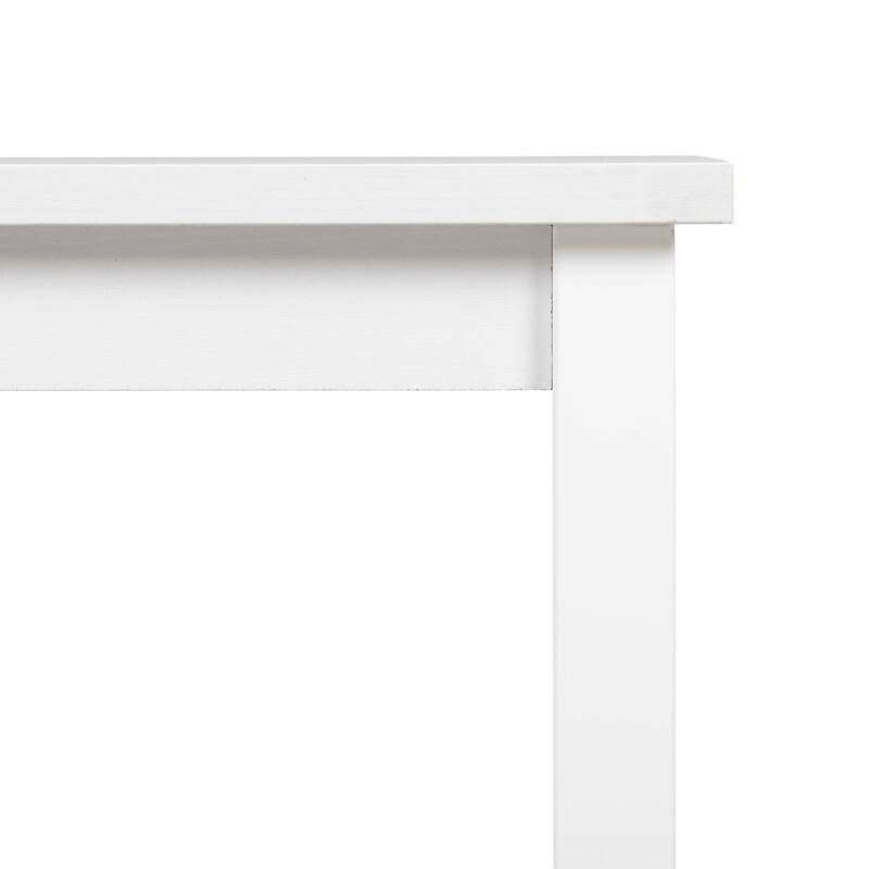 End Table with Charging Station, Narrow Sofa Side Table, Laundry Room Storage Wooden Nightstand Bedroom Furniture, White