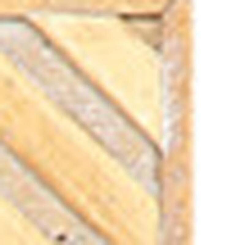 HomeRoots 40" Light Brown Wood Accent Mirror - 30.00 in. x 40.00 in. x 2.00 in.