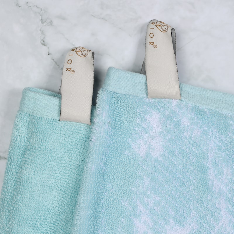 Superior Cotton Quick-Drying Solid and Marble 10 Piece Towel Set